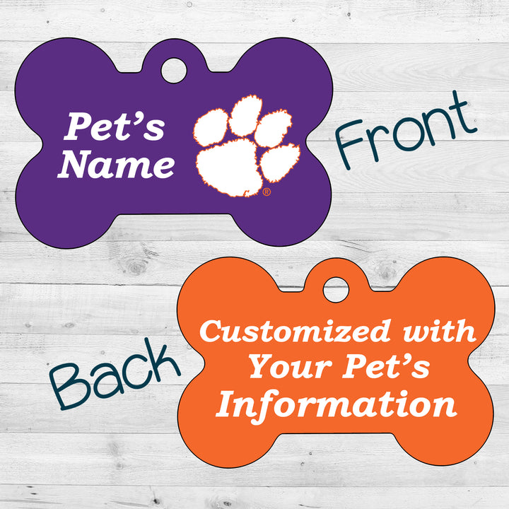 Clemson Tigers | NCAA Officially Licensed | Dog Tag 2-Sided