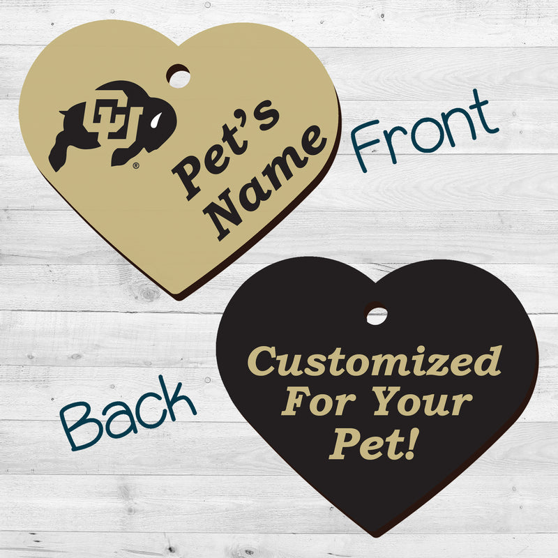 Colorado Buffaloes | NCAA Officially Licensed | Pet Tag 2-Sided