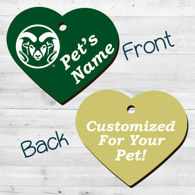 Colorado State Rams | NCAA Officially Licensed | Pet Tag 2-Sided