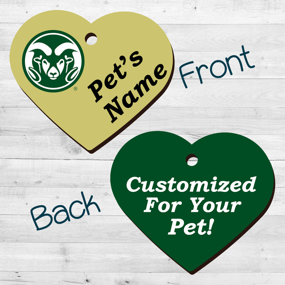 Colorado State Rams | NCAA Officially Licensed | Pet Tag 2-Sided