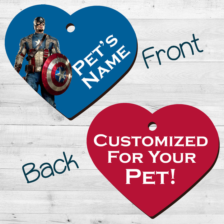 Marvel | Captain America | Pet Tag 2-Sided