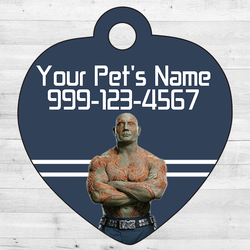Guardians of the Galaxy | Drax | Pet Tag 1-Sided