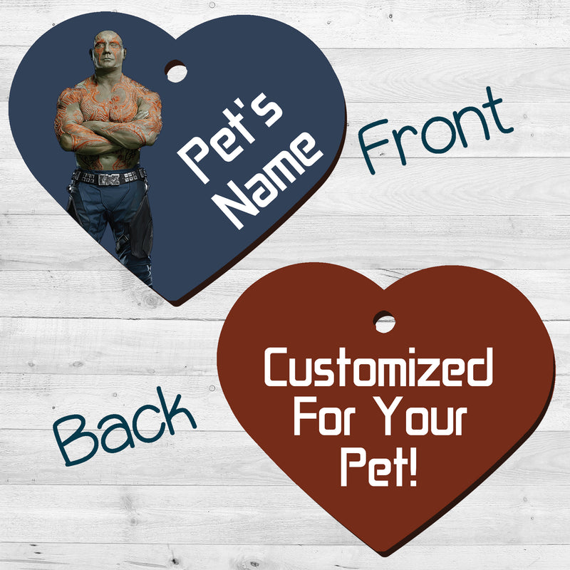 Guardians of the Galaxy | Drax | Pet Tag 2-Sided