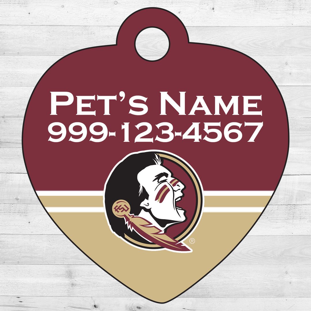 Florida State Seminoles | NCAA Officially Licensed | Pet Tag 1-Sided