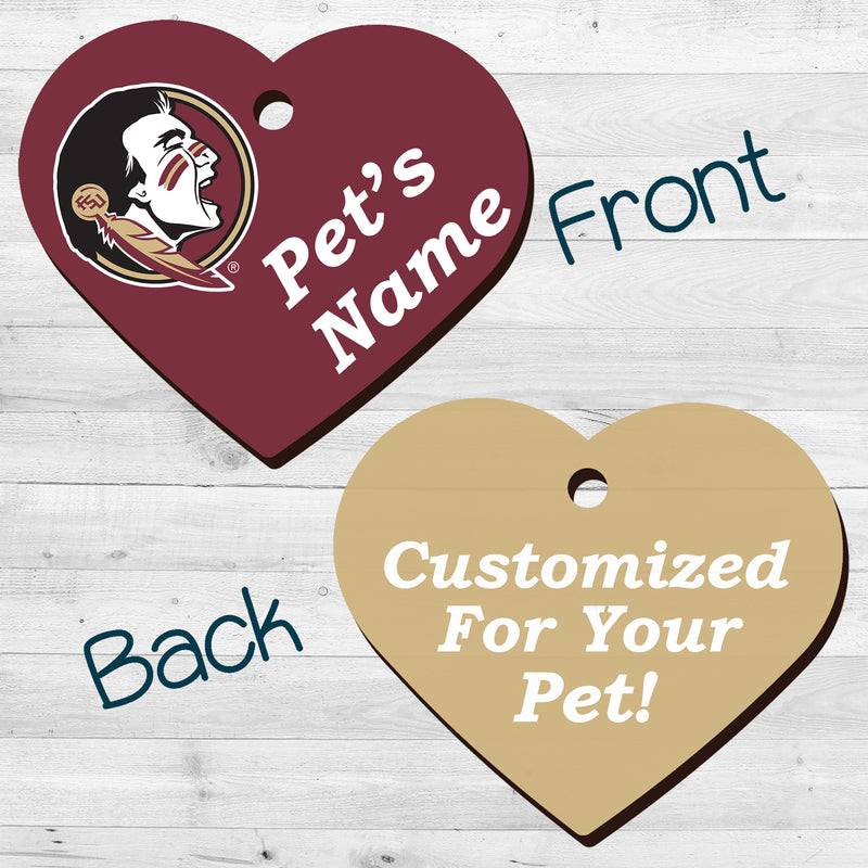 Florida State Seminoles | NCAA Officially Licensed | Pet Tag 2-Sided