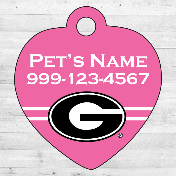 Georgia Bulldogs | NCAA Officially Licensed | Pet Tag 1-Sided