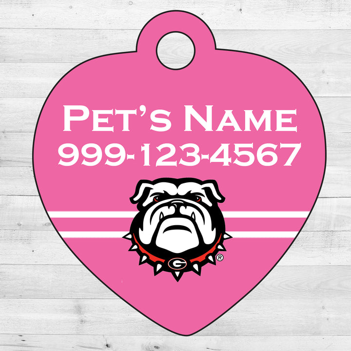 Georgia Bulldogs | NCAA Officially Licensed | Pet Tag 1-Sided