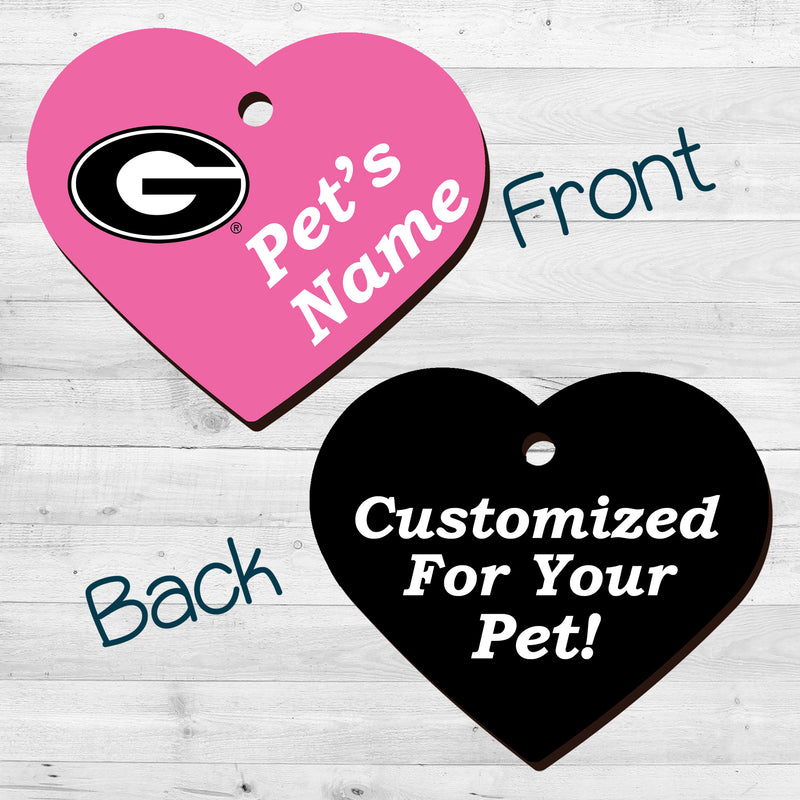 Georgia Bulldogs | NCAA Officially Licensed | Pet Tag 2-Sided