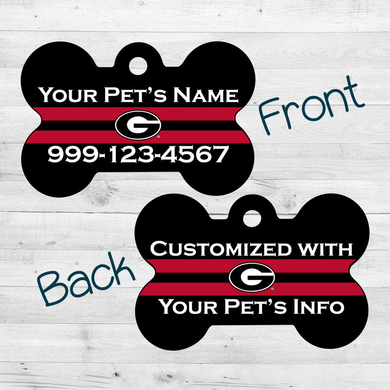 Georgia Bulldogs | NCAA Officially Licensed | Dog Tag 2-Sided