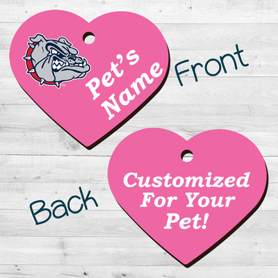 Gonzaga Bulldogs | NCAA Officially Licensed | Pet Tag 2-Sided