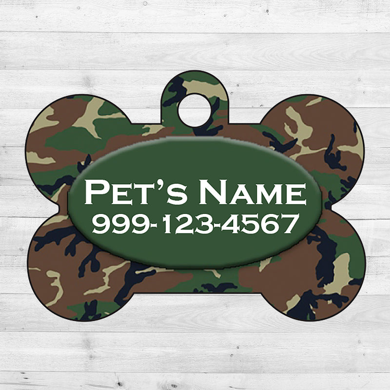 Camo | Green | Dog Tag 1-Sided