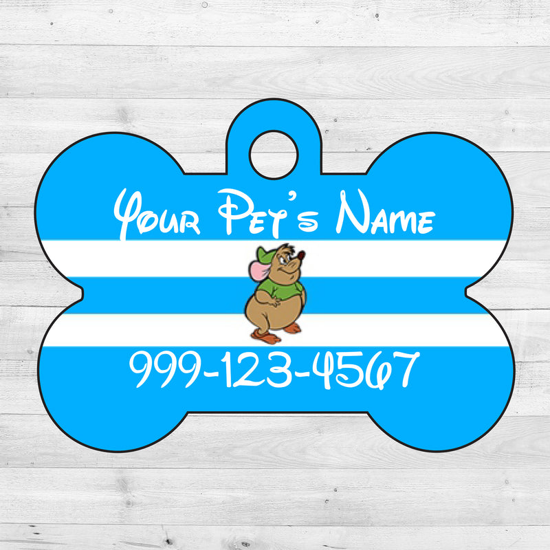 Cinderella | Gus Gus | Dog Tag 1-Sided