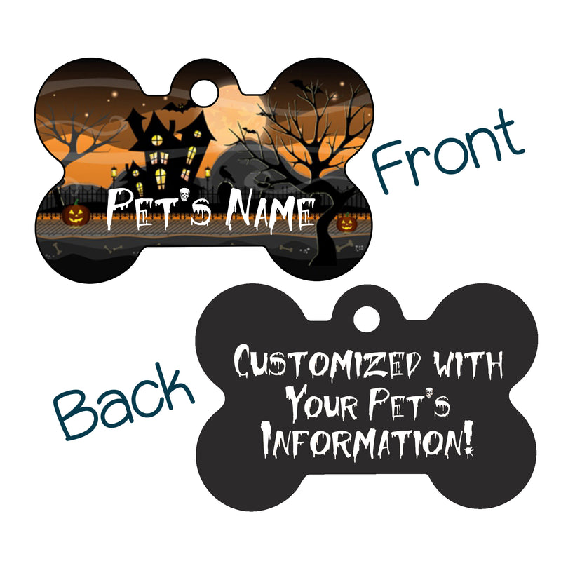 Halloween | Spooky Blvd | Dog Tag 2-Sided