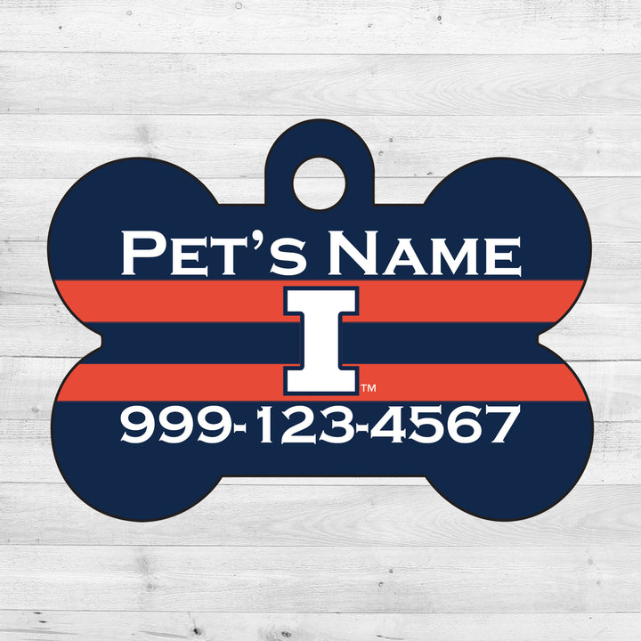 Illinois Fighting Illini | NCAA Officially Licensed | Dog Tag 1-Sided