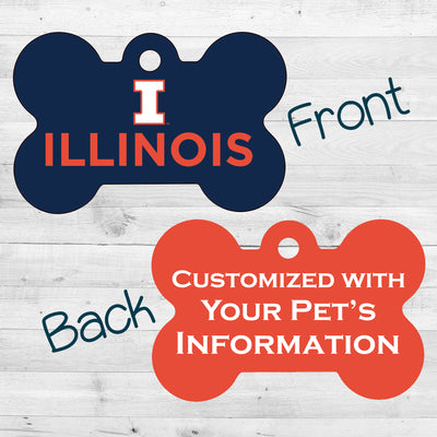 Illinois Fighting Illini | NCAA Officially Licensed | Dog Tag 2-Sided