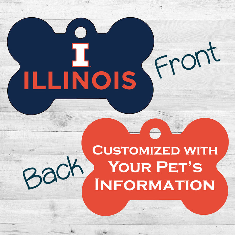 Illinois Fighting Illini | NCAA Officially Licensed | Dog Tag 2-Sided
