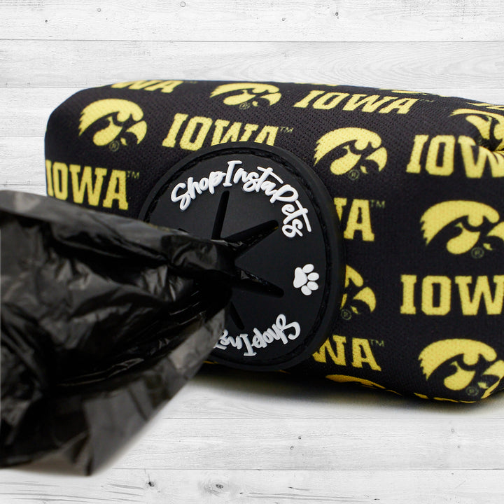 Iowa Hawkeyes | NCAA Officially Licensed | Poop Bag Holder
