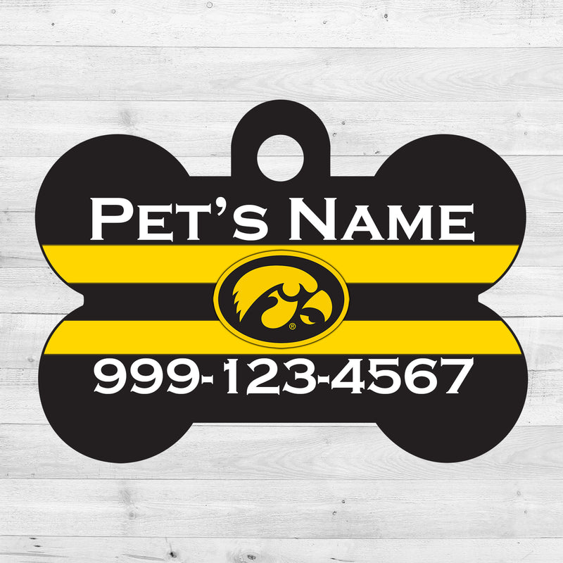 Iowa Hawkeyes | NCAA Officially Licensed | Dog Tag 1-Sided