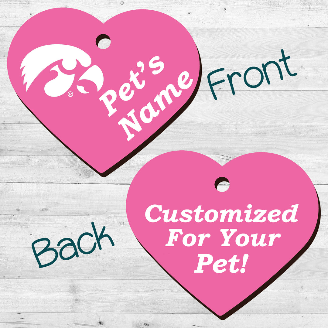 Iowa Hawkeyes | NCAA Officially Licensed | Pet Tag 2-Sided