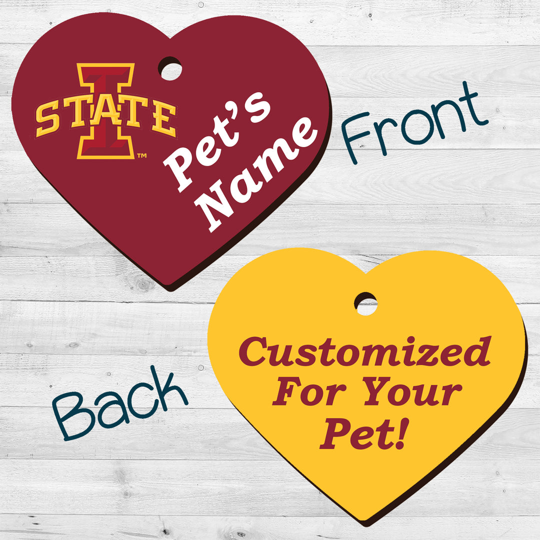 Iowa State Cyclones | NCAA Officially Licensed | Pet Tag 2-Sided