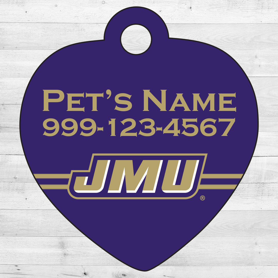 James Madison Dukes | NCAA Officially Licensed | Pet Tag 1-Sided