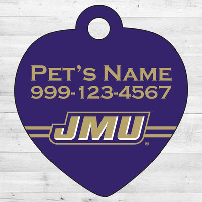 James Madison Dukes | NCAA Officially Licensed | Pet Tag 1-Sided