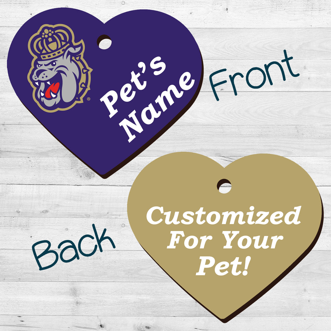James Madison Dukes | NCAA Officially Licensed | Pet Tag 2-Sided