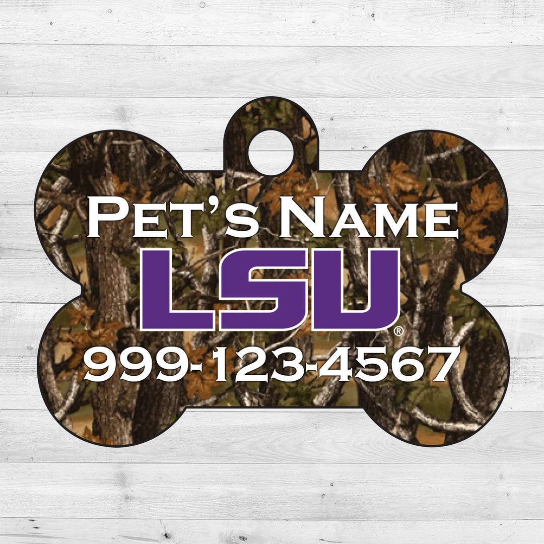 LSU Tigers | NCAA Officially Licensed | Dog Tag 1-Sided