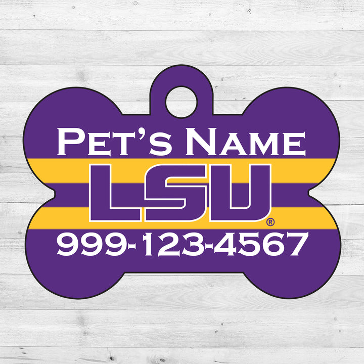 LSU Tigers | NCAA Officially Licensed | Dog Tag 1-Sided