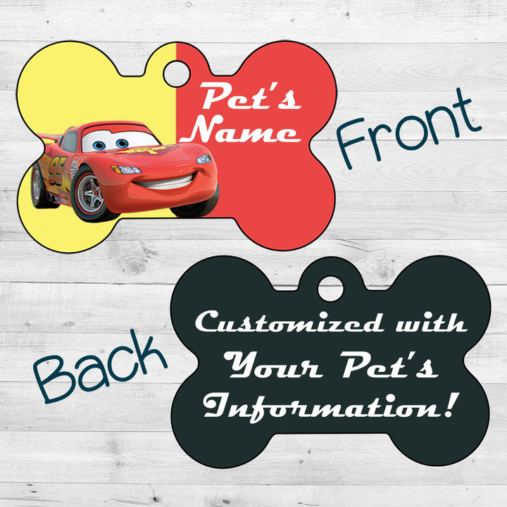 Cars | Lightning McQueen | Dog Tag 2-Sided