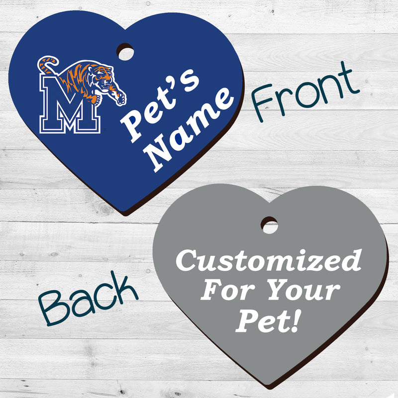 Memphis Tigers | NCAA Officially Licensed | Pet Tag 2-Sided