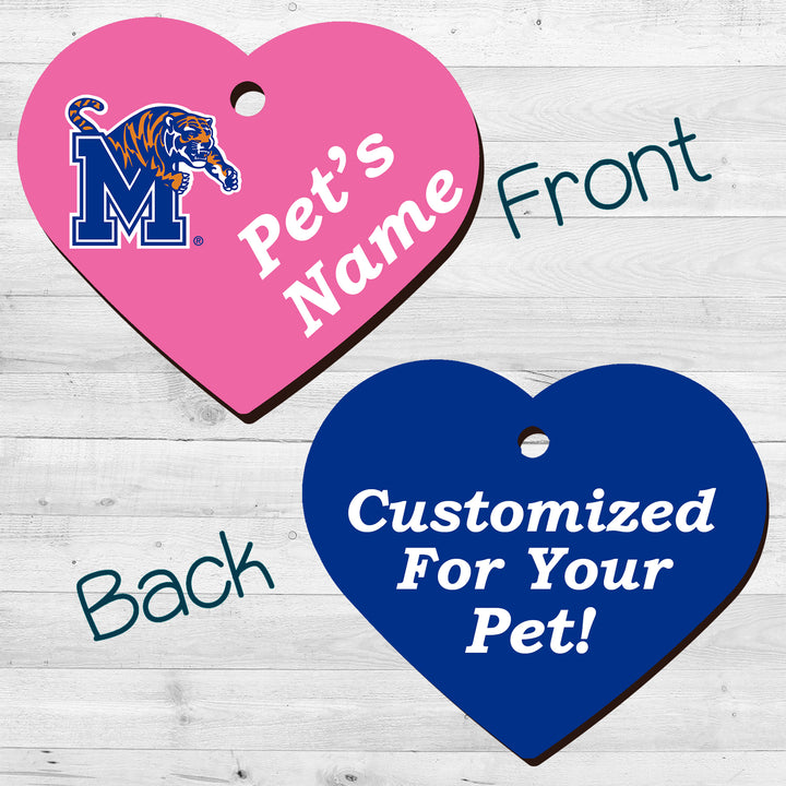 Memphis Tigers | NCAA Officially Licensed | Pet Tag 2-Sided