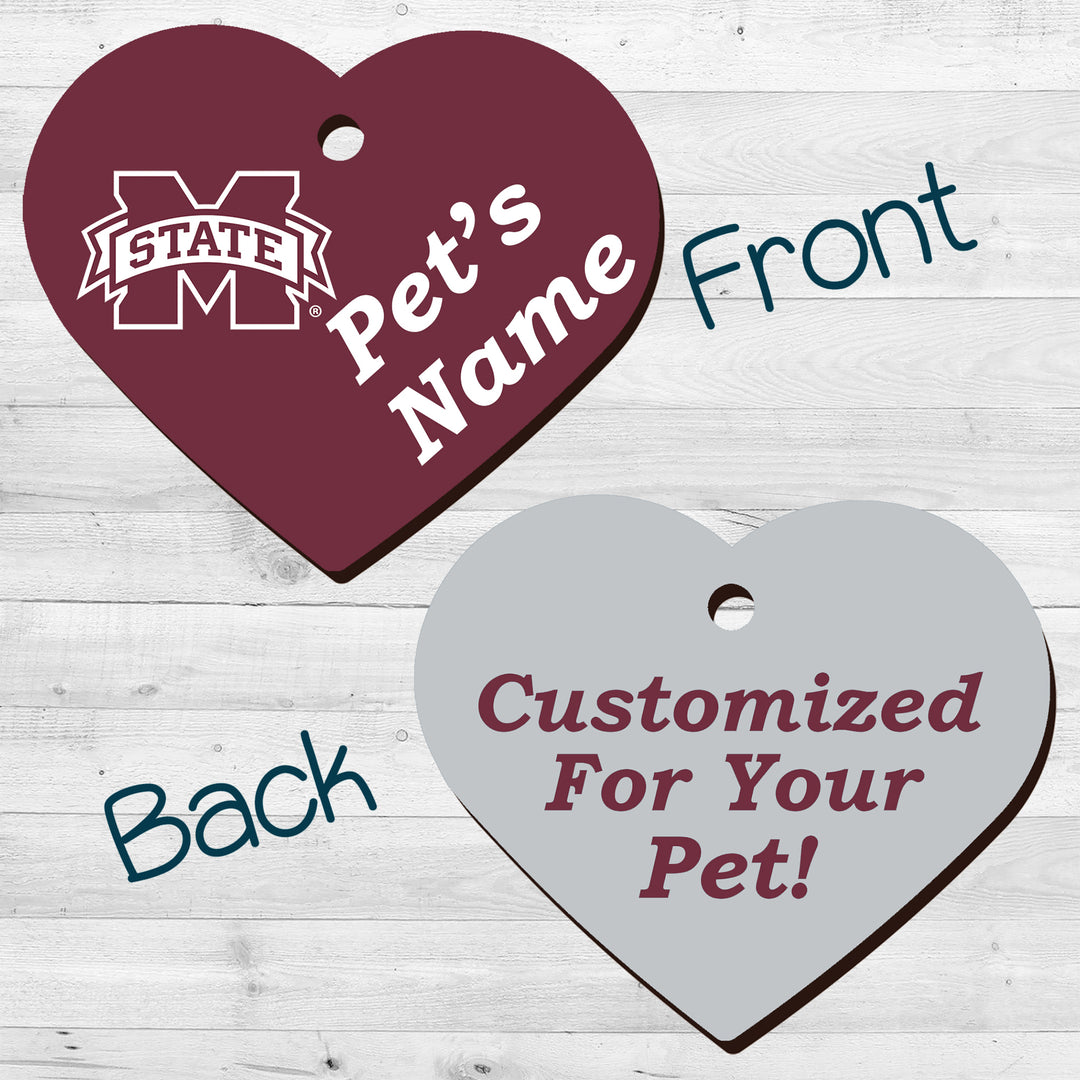 Mississippi State Bulldogs | NCAA Officially Licensed | Pet Tag 2-Sided
