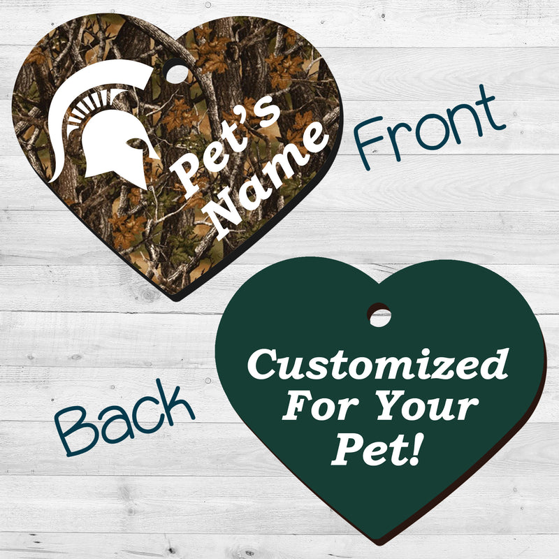 Michigan State Spartans | NCAA Officially Licensed | Pet Tag 2-Sided