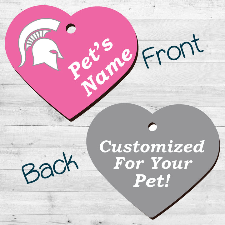 Michigan State Spartans | NCAA Officially Licensed | Pet Tag 2-Sided