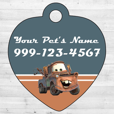 Cars | Mater | Pet Tag 1-Sided
