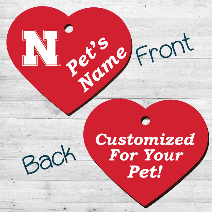 Nebraska Cornhuskers | NCAA Officially Licensed | Pet Tag 2-Sided