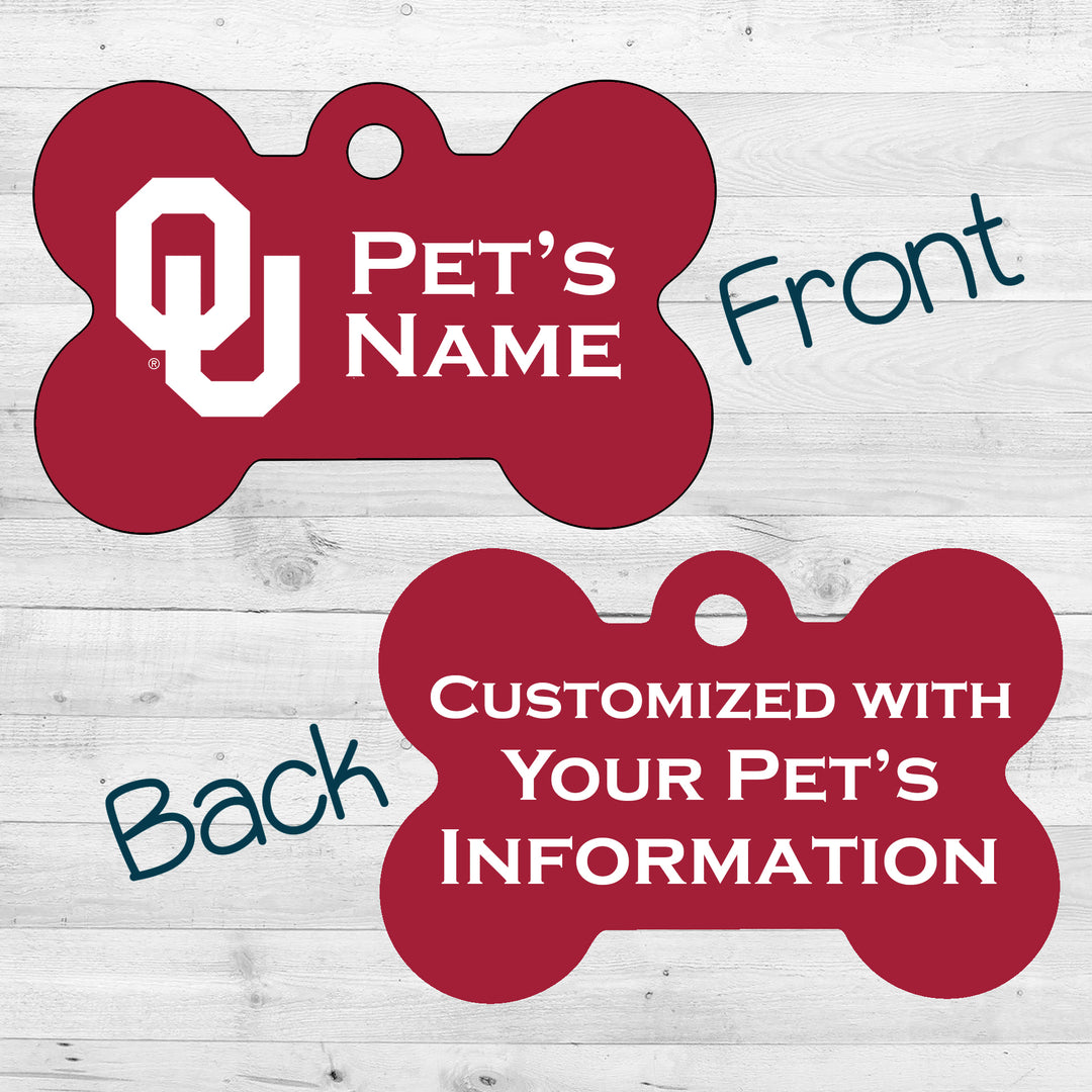 Oklahoma Sooners | NCAA Officially Licensed | Dog Tag 2-Sided