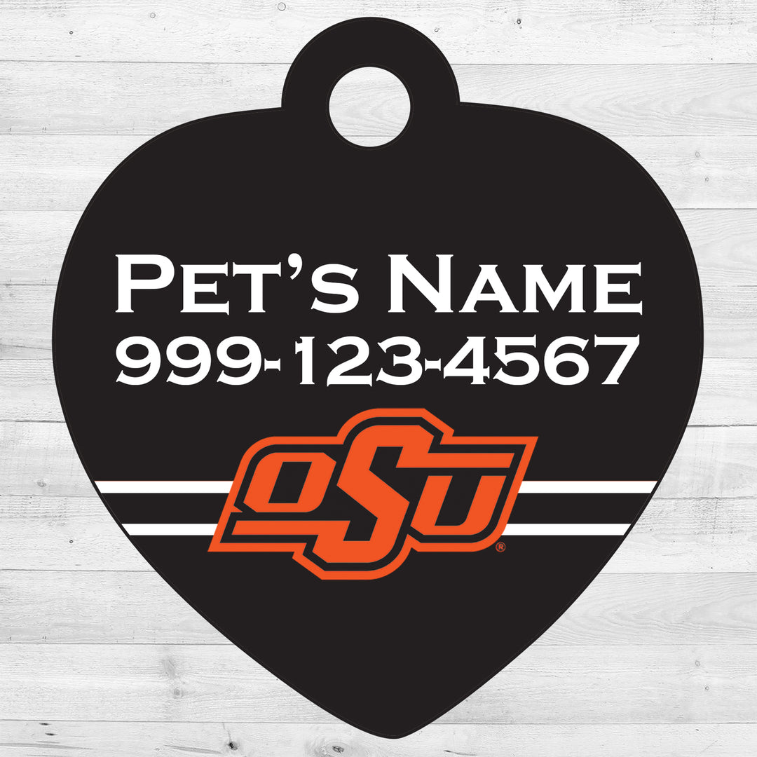Oklahoma State Cowboys | NCAA Officially Licensed | Pet Tag 1-Sided