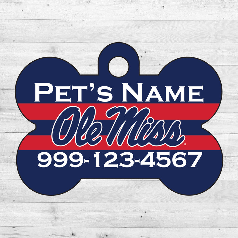 Ole Miss Rebels | NCAA Officially Licensed | Dog Tag 1-Sided