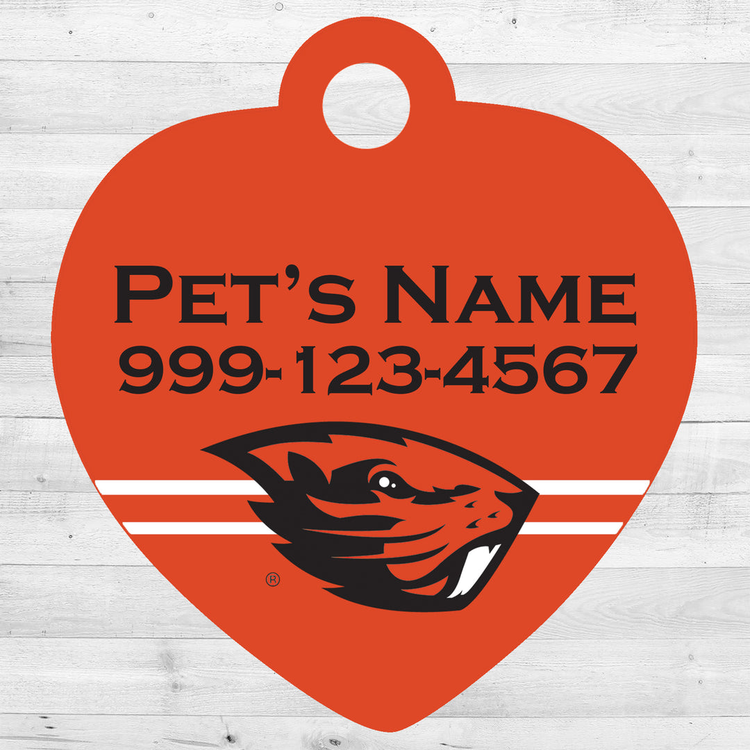 Oregon State Beavers | NCAA Officially Licensed | Pet Tag 1-Sided