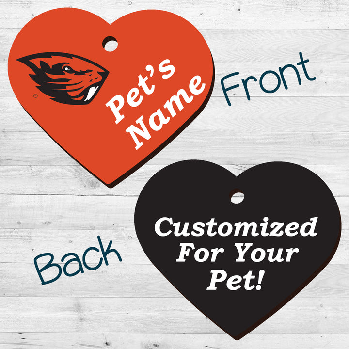 Oregon State Beavers | NCAA Officially Licensed | Pet Tag 2-Sided