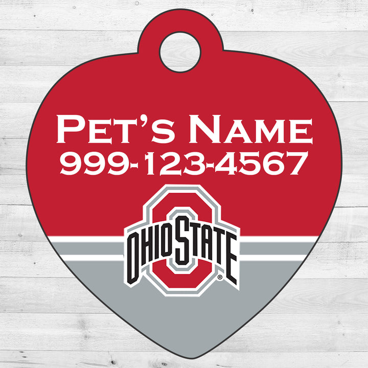 Ohio State Buckeyes | NCAA Officially Licensed | Pet Tag 1-Sided