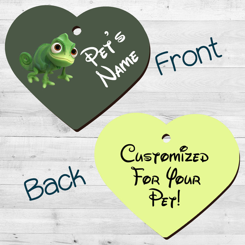 Tangled | Pascal | Pet Tag 2-Sided