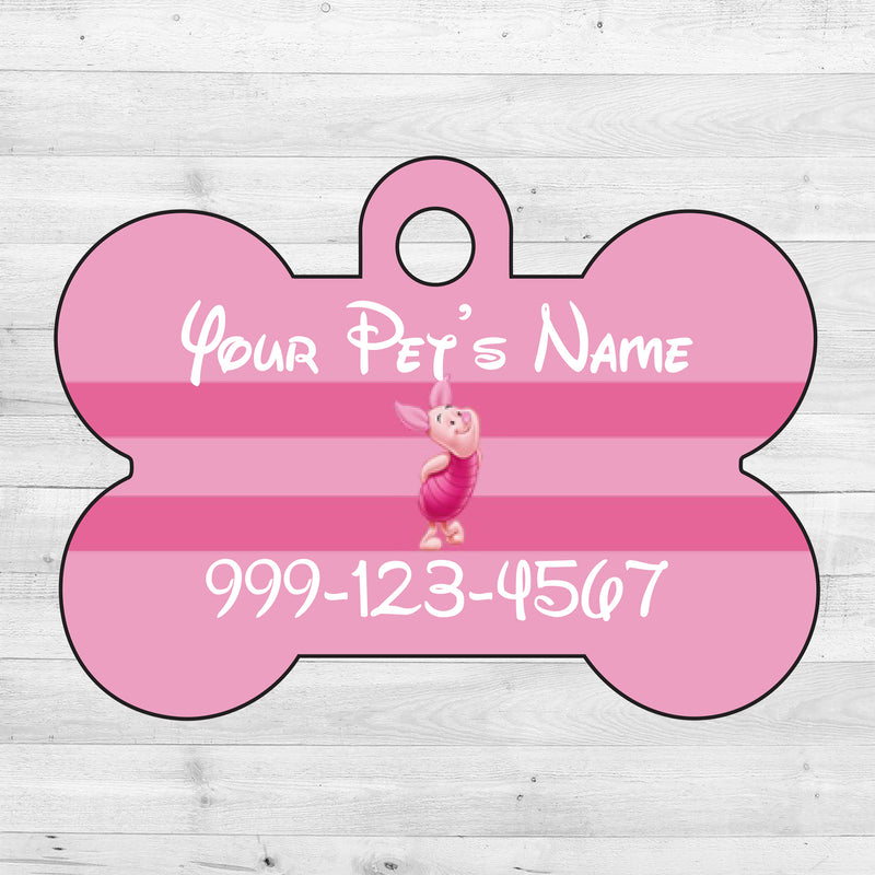 Winnie the Pooh | Piglet | Dog Tag 1-Sided