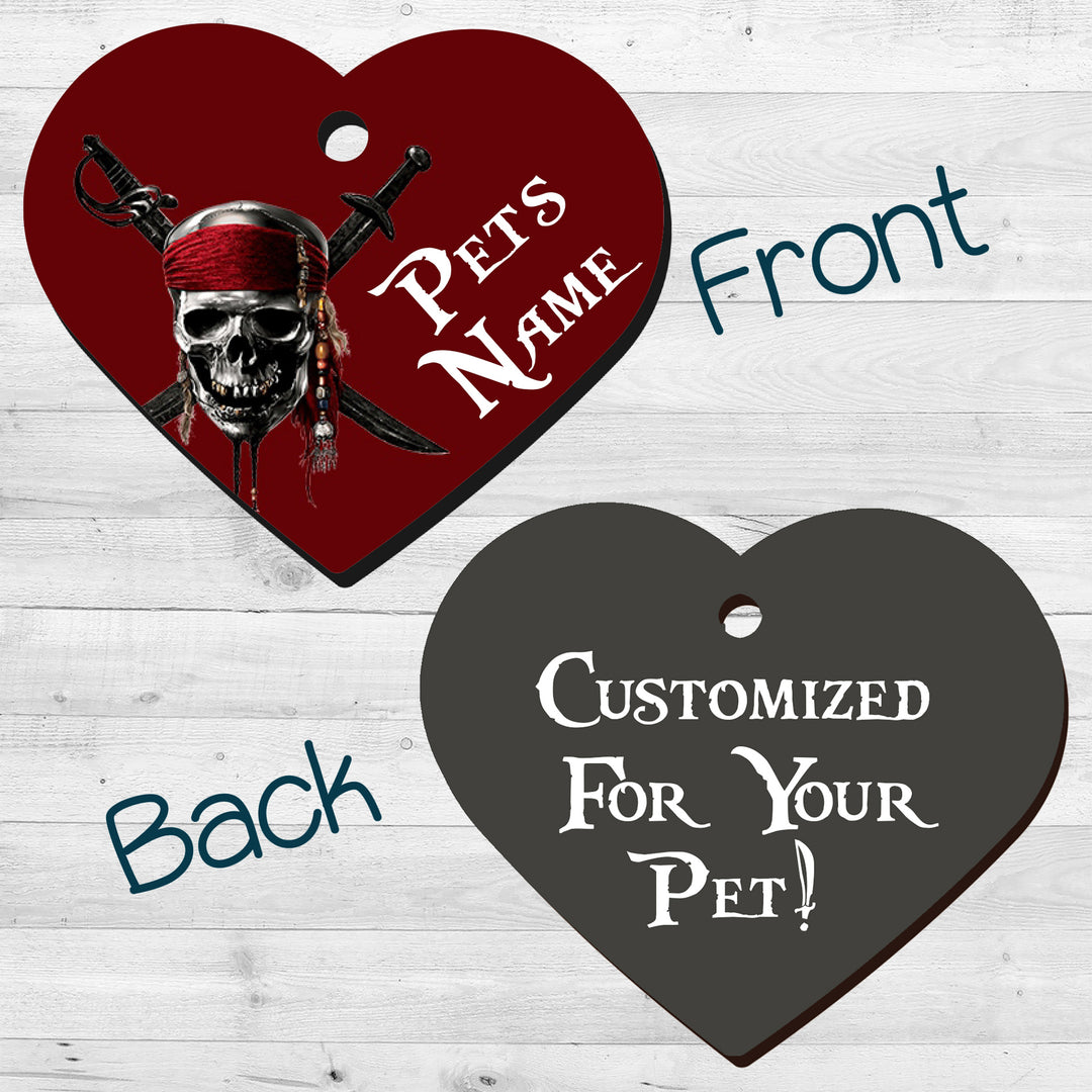 Pirates of the Caribbean | Skull | Pet Tag 2-Sided