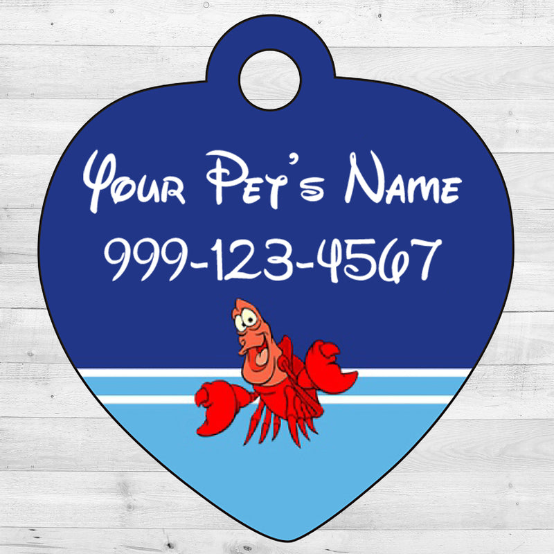The Little Mermaid | Sebastian | Pet Tag 1-Sided