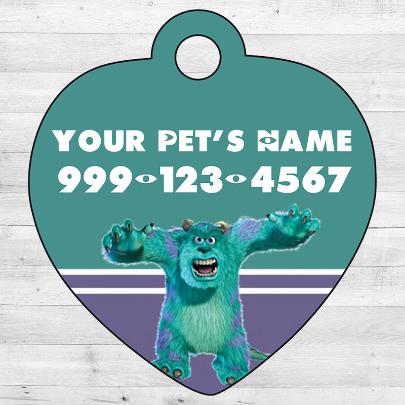 Monsters Inc. | Sulley | Dog Tag 1-Sided