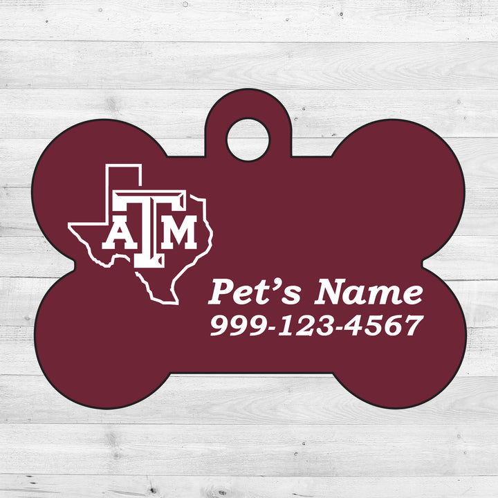 Texas A&M Aggies | NCAA Officially Licensed | Dog Tag 1-Sided