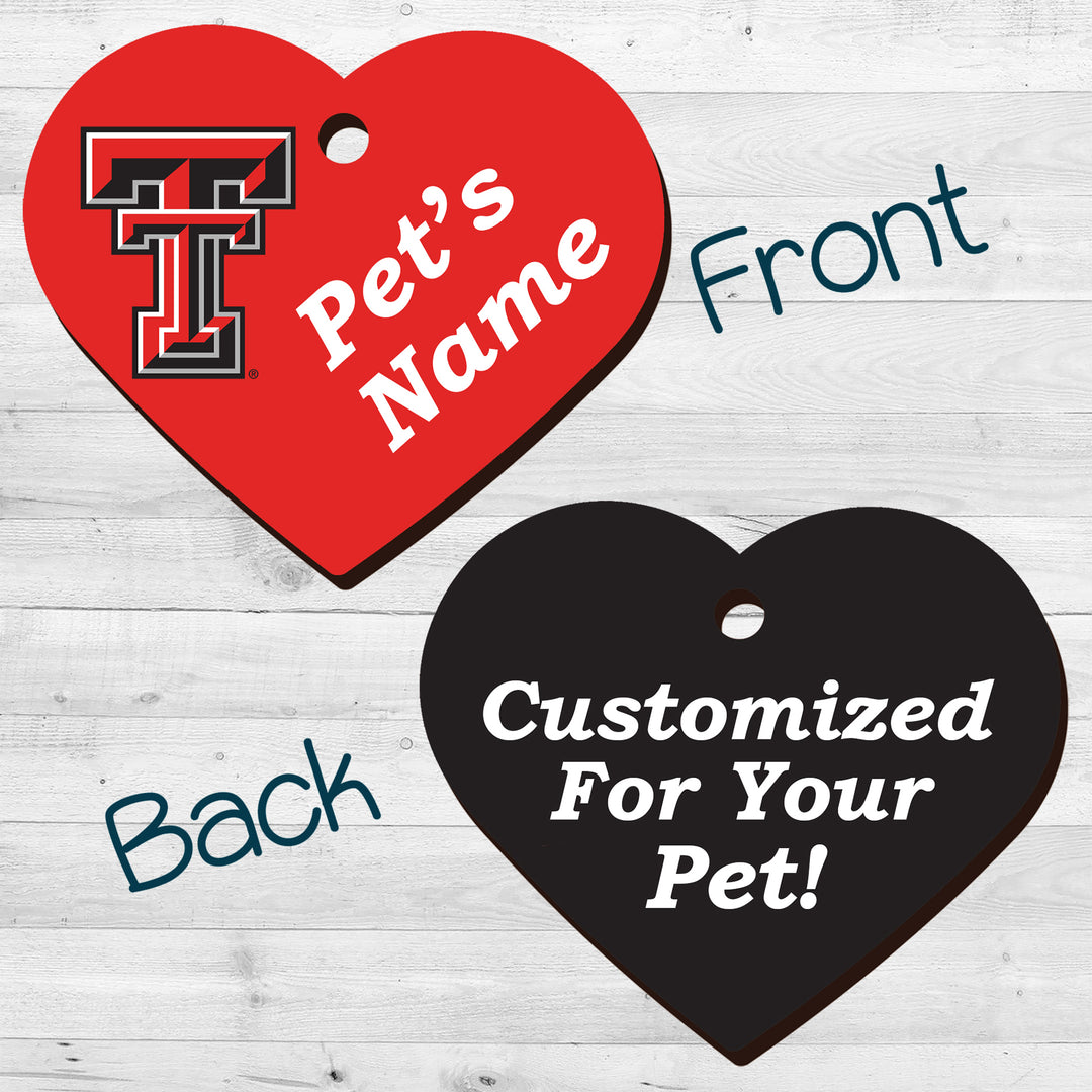 Texas Tech Red Raiders | NCAA Officially Licensed | Pet Tag 2-Sided